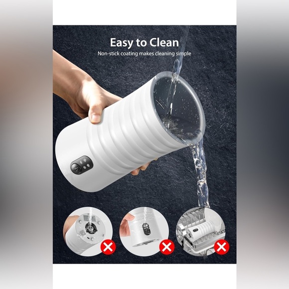 ELECTRIC MILK FROTHER WITH TWO WHISKS - 4-IN-1 MULTIFUNCTION FOR HOT COLD FROTH - Picture 13 of 17